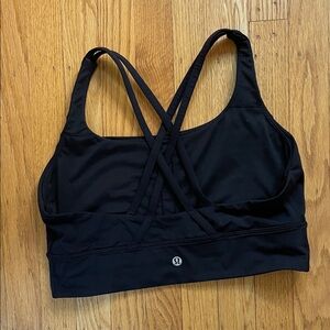 lululemon athletica Black Strappy Sports Bra - only worn once
